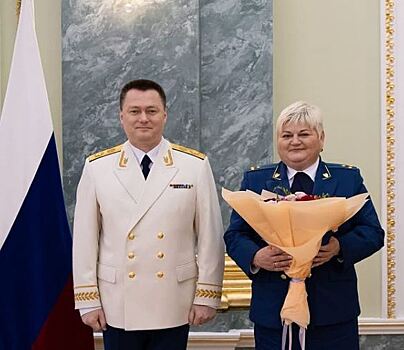 Первому заму прокурора Волгоградской области присвоен чин госсоветника юстиции