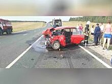 На трассе «М-5» под Ульяновском двое погибли при столкновении двух машин
