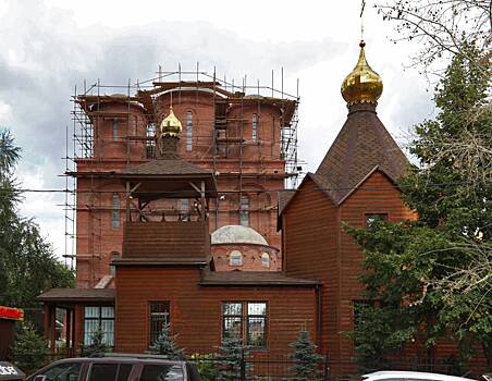 Строительные работы храма священномученника Ермогена будут завершены до конца этого года