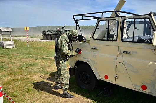 На всеармейском конкурсе «Безопасная среда» определись победители первого этапа