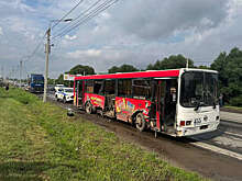 Двое детей и четверо взрослых пострадали в ДТП с участием автобуса в Омске