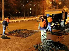 В Самаре проводят ямочный ремонт на ул. Елизарова и Алма-Атинской