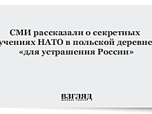 СМИ рассказали о секретных учениях НАТО в польской деревне «для устрашения России»