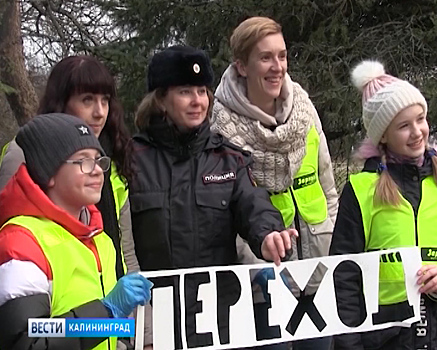 В Калининграде провели акцию «Безопасный переход»