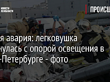 25-летний водитель БМВ погиб, врезавшись в столб на Суздальском проспекте