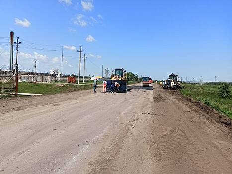 На проблемной дороге «Бугуруслан-Заглядино» начался ремонт
