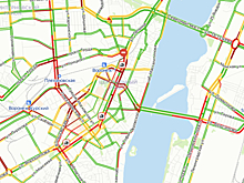 Город стоит: Центр Воронежа замер в 9-балльных пробках вечером в пятницу