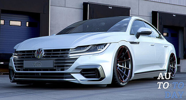 Купе Volkswagen Arteon получит больше мощности и яркий обвес