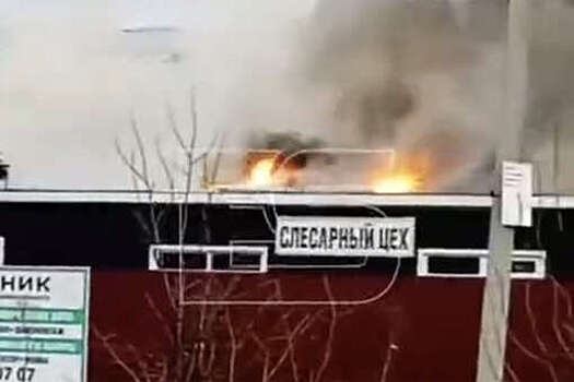 В Калужской области мужчина получил ожоги при пожаре в автотехцентре