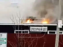 В Калужской области мужчина получил ожоги при пожаре в автотехцентре