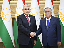 Эмомали Рахмон и Ермек Кошербаев обсудили расширение экономического сотрудничества Таджикистана и Казахстана