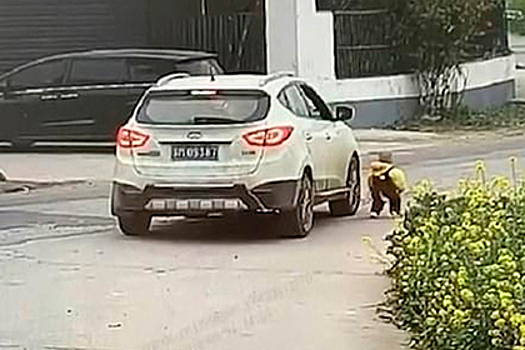 Ребенок попал под колеса машины и чудом выжил