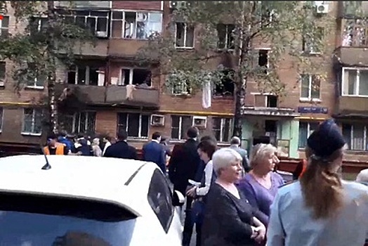 В Сети появилось видео с места хлопка газа в квартире на юго‑западе Москвы