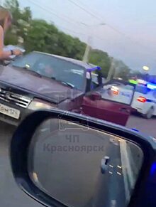 В Красноярске пьяный водитель устроил массовое ДТП