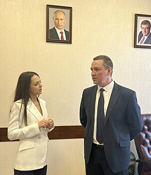 Екатерина Ткаченко встретилась с зампредом правительства Андреем Лучининым