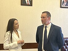 Екатерина Ткаченко встретилась с зампредом правительства Андреем Лучининым