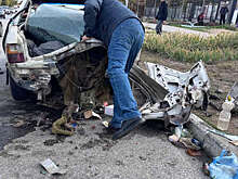 На видео попал момент взрыва газового баллона автомобиля в Евпатории