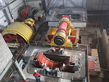 На Гайском ГОКе монтируется первая отечественная шахтная подъемная установка