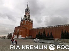 Обстановку у стен Кремля показали на видео