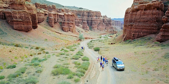 Чарынский каньон: инопланетные пейзажи Казахстана