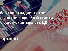 Рубль снова падает после повышения ключевой ставки. Что ещё может сделать ЦБ