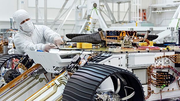Винтокрылый дрон смонтирован на ровер Mars 2020 НАСА
