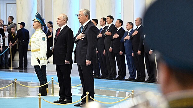 Песков назвал успешным визит Путина в Казахстан