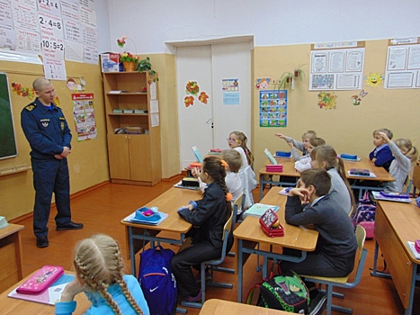 Неделя пожарной безопасности в начальной школе Подпорожского района