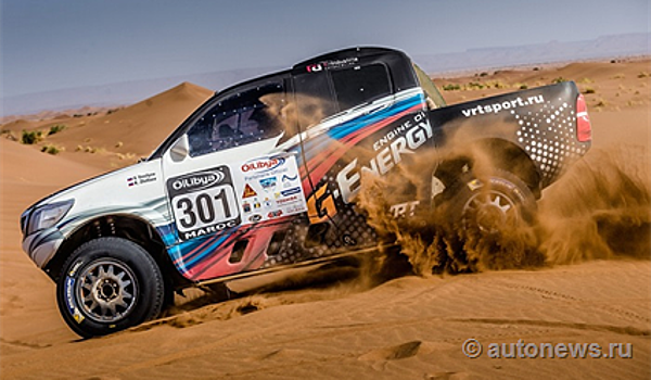 Владимир Васильев стал седьмым на 11-м этапе Africa Eco Race, оставшись 2-м в общем зачете
