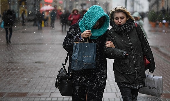 В Москве ожидается резкое похолодание со снегом