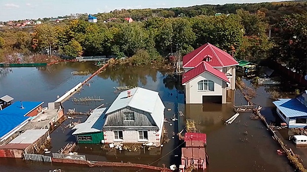 Прирост уровня воды за сутки на реке Амур у Комсомольска-на-Амуре составил 19 см