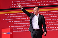 Партия Шольца уступает АдГ на выборах в Европарламент