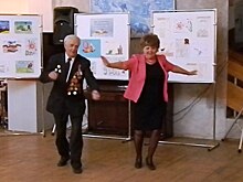 89-летний ветеран из Кургана отжигает на празднике. ВИДЕО