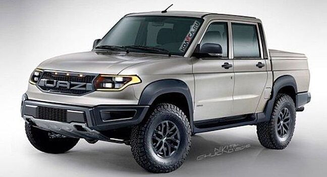 В сети не оценили рендер УAЗ в духе Ford F-150 Raptor