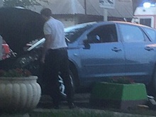 Вчера в Анапе «Жигули» не разъехались с «Маздой» (видео)