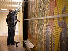 В Курске мозаику времен СССР восстановят после капремонта перехода