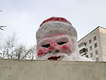 Жуткие снежные фигуры, которые реально пугают