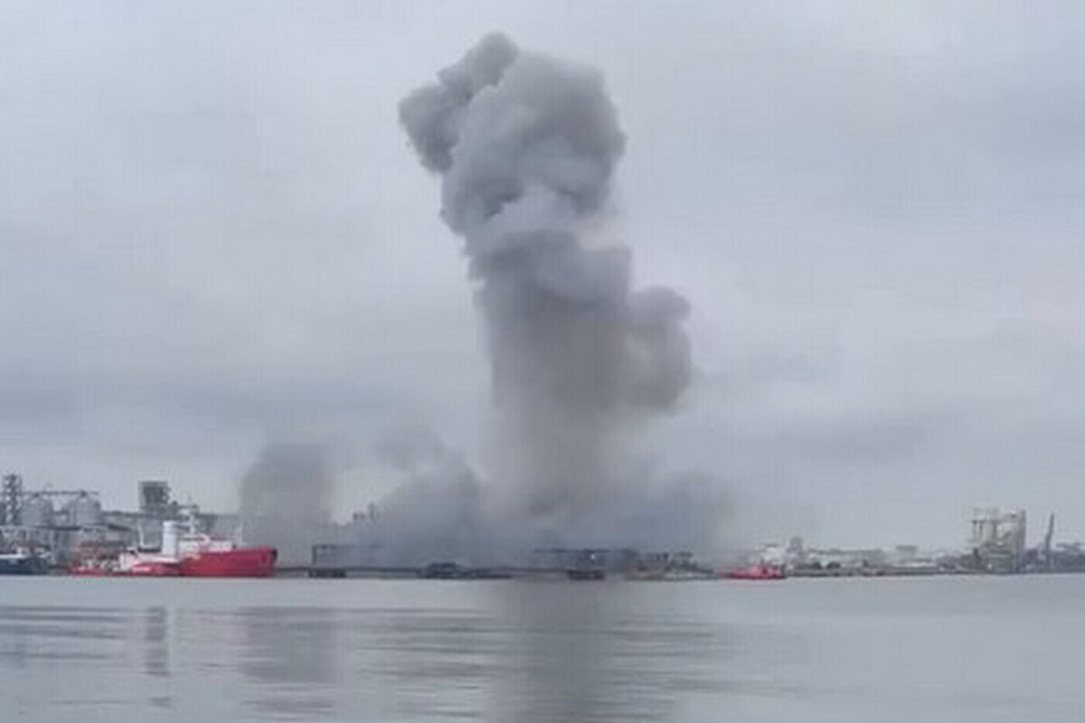 Морской дрон с таймером взорвался в порту румынской Констанцы