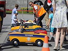 В Екатеринбурге прошли гонки на детских автомобилях