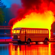 В МЧС сообщили о загоревшемся в Санкт-Петербурге туристическом автобусе