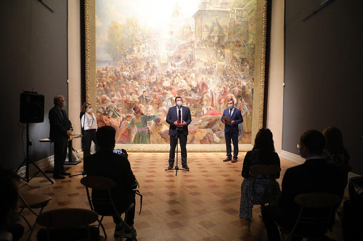 В Нижегородском художественном музее открыли обновленный зал живописца Маковского