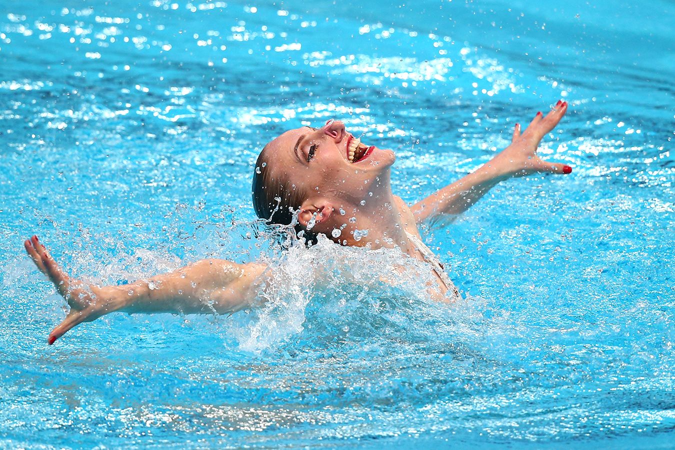 Ромашина Светлана под водой