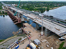 Опережают график: на трассе М-4 &laquo;Дон&raquo; завершили надвижку пролета на мосту через Северский Донец