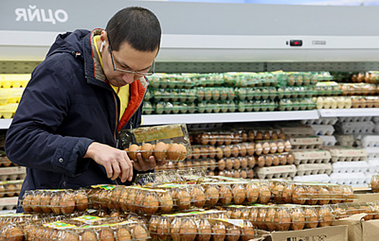 Минсельхоз: объем производства яиц за январь - февраль обеспечивает потребности рынка