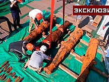 Со дна Финского залива подняли пушки корабля «Портсмут» времен Петра I