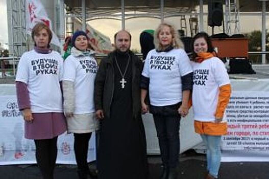 В Северодвинске православные активисты провели акцию против абортов