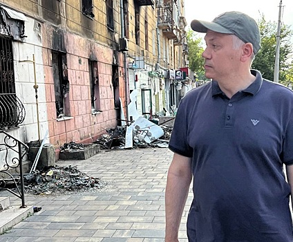 Губернатор Новосибирской области Травников посетил Мариуполь и Донбасс