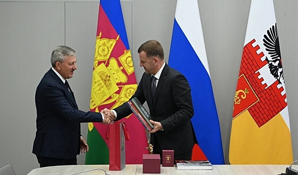 Глава Волгограда Владимир Марченко с рабочим визитом посетил Краснодар