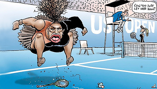 Австралийский суд оправдал автора "расистской" карикатуры на Серену Уильямс