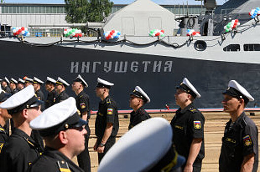 Новый корабль ЧФ "Ингушетия" провел стрельбы в Черном море